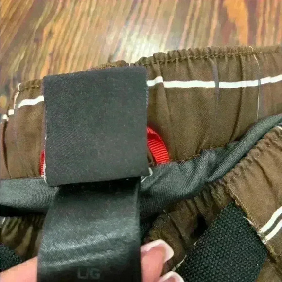 Men’s The North Face Brown Geometric Swim Trunks Size Large - Picture 5 of 15